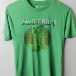 Minecraft Tee Shirt Logo Graphic T S